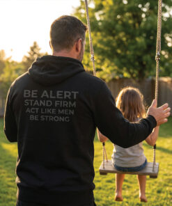 1 Corinthians 16:13 | Blackout Hoodie | Be Alert, Stand