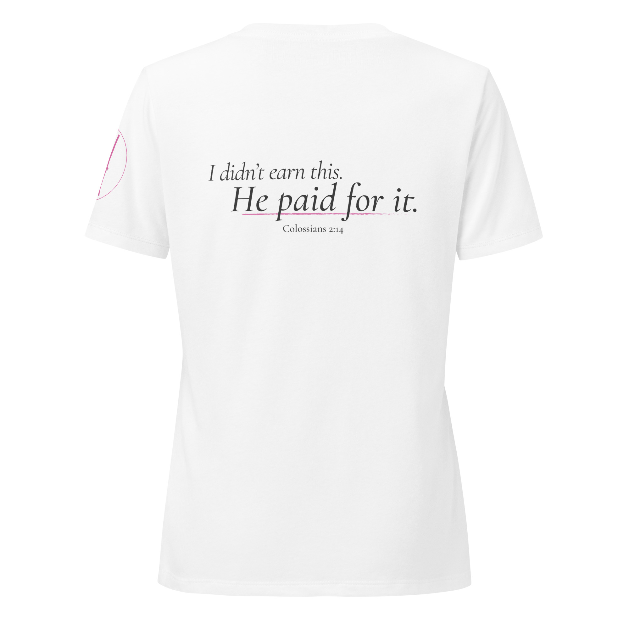 Colossians 2:14 | UNSHAKEN | V-Neck | Not Earned - Image 13
