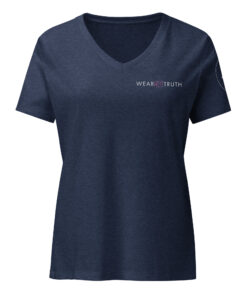 Heather Navy Isaiah 40:31 Christian t-shirt