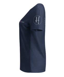 Heather Navy Isaiah 40:31 Christian t-shirt