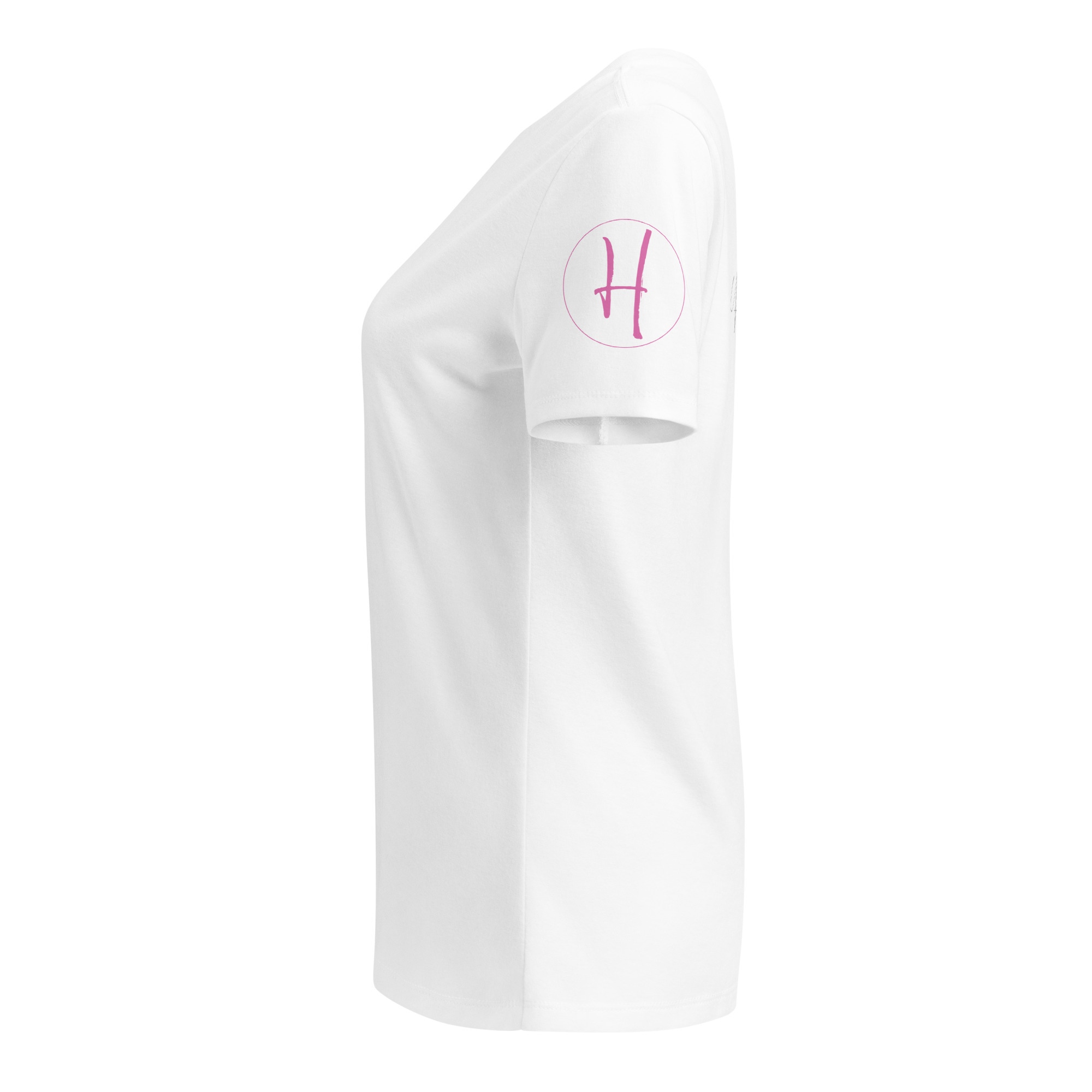 Psalm 118:6 | Virtue | V-neck | Pink - Image 16
