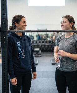 Proverbs 31:25 at the gym sweatshirt